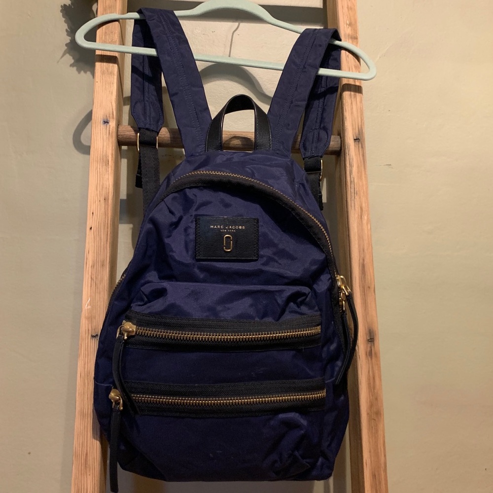 Marc Jacob’s navy backpack